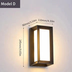 LED Outdoor Wall Light | Waterproof, PIR Motion Sensor for Balconies, Porches & Gardens