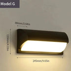 LED Outdoor Wall Light | Waterproof, PIR Motion Sensor for Balconies, Porches & Gardens