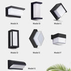 LED Outdoor Wall Light | Waterproof, PIR Motion Sensor for Balconies, Porches & Gardens