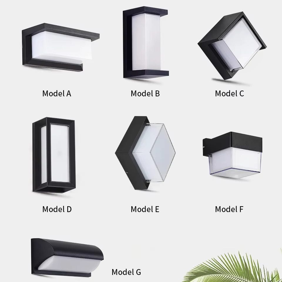 LED Outdoor Wall Light | Waterproof, PIR Motion Sensor for Balconies, Porches & Gardens