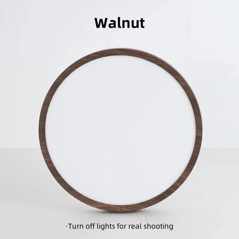 LED Ceiling Light | Ultrathin Wood Grain Design, Dustproof & Dimmable for Modern Interiors