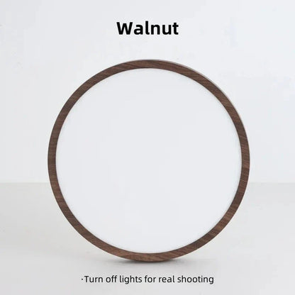 LED Ceiling Light | Ultrathin Wood Grain Design, Dustproof & Dimmable for Modern Interiors