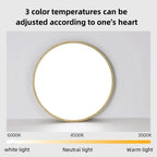 LED Ceiling Light | Ultrathin Wood Grain Design, Dustproof & Dimmable for Modern Interiors