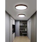 LED Ceiling Light | Ultrathin Wood Grain Design, Dustproof & Dimmable for Modern Interiors