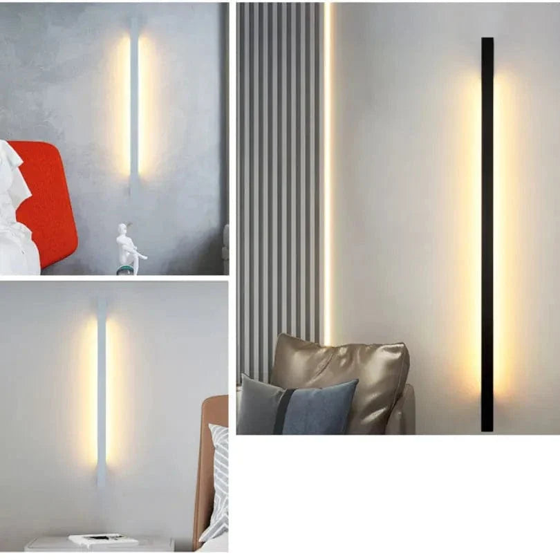 Modern Minimalist LED Wall Lamp | Adjustable Brightness, Multiple Sizes & Ideal for Living Room or Bedroom Decor