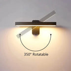 PIR Motion Sensor Outdoor Wall Light | IP65 Waterproof, Rotatable Design & Adjustable Length for Gardens and Entrances