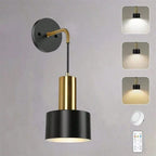 Wireless Rechargeable Wall Lamp | Remote Control, Adjustable Brightness & Color Temperature for Bedrooms and Foyers