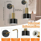 Wireless Rechargeable Wall Lamp | Remote Control, Adjustable Brightness & Color Temperature for Bedrooms and Foyers