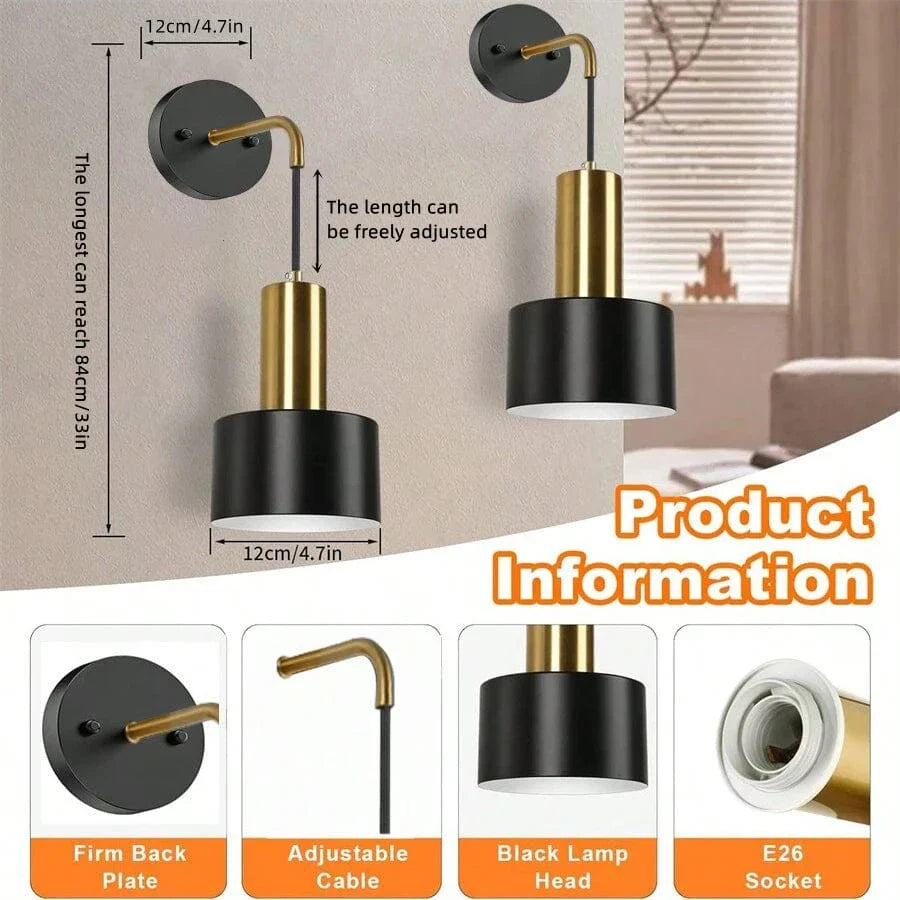 Wireless Rechargeable Wall Lamp | Remote Control, Adjustable Brightness & Color Temperature for Bedrooms and Foyers