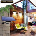 Solar Pendant Outdoor Light | Dual or Single Head, IP65 Waterproof & Solar-Powered for Patios, Barns, and Indoor Use