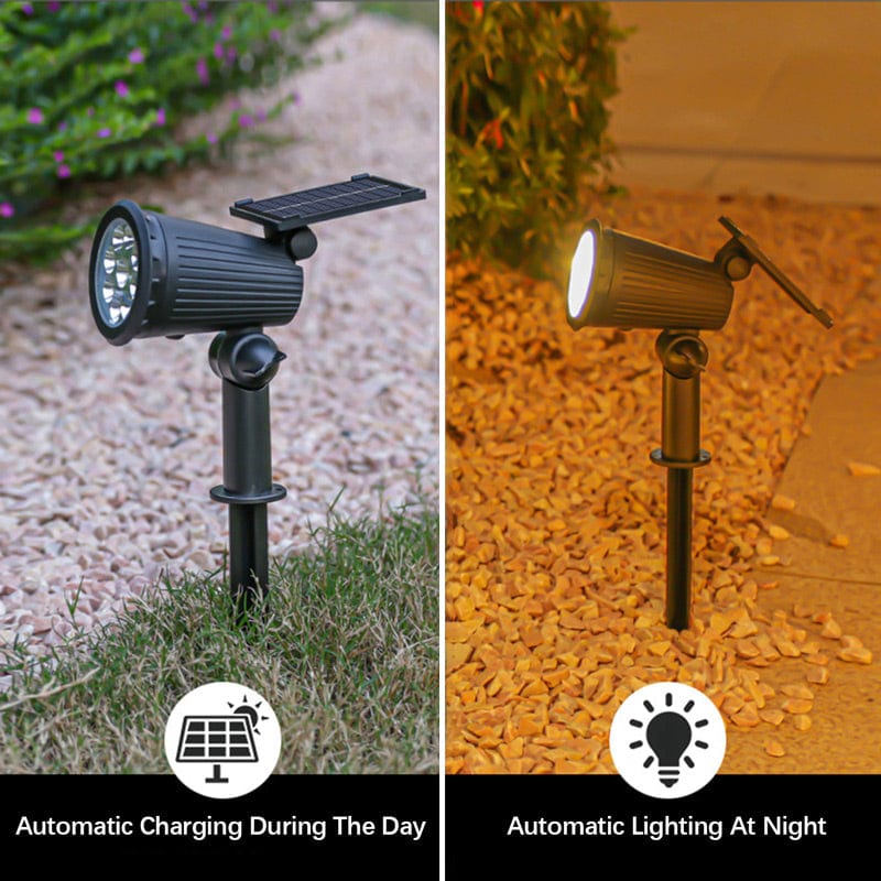 Solar-Powered LED Garden Spotlight | Weather-Resistant, Adjustable & Ideal for Pathways, Patios & Outdoor Spaces