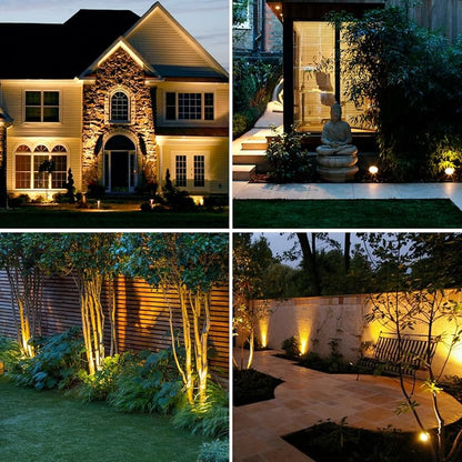Solar-Powered LED Garden Spotlight | Weather-Resistant, Adjustable & Ideal for Pathways, Patios & Outdoor Spaces