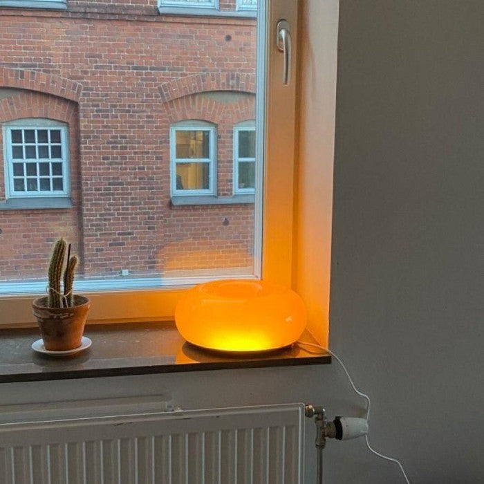 LED Donut Wall Light/Table Lamp - Modern Design for Home Decor & Ambient Lighting