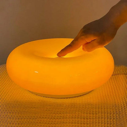 LED Donut Wall Light/Table Lamp - Modern Design for Home Decor & Ambient Lighting