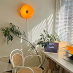 LED Donut Wall Light/Table Lamp - Modern Design for Home Decor & Ambient Lighting