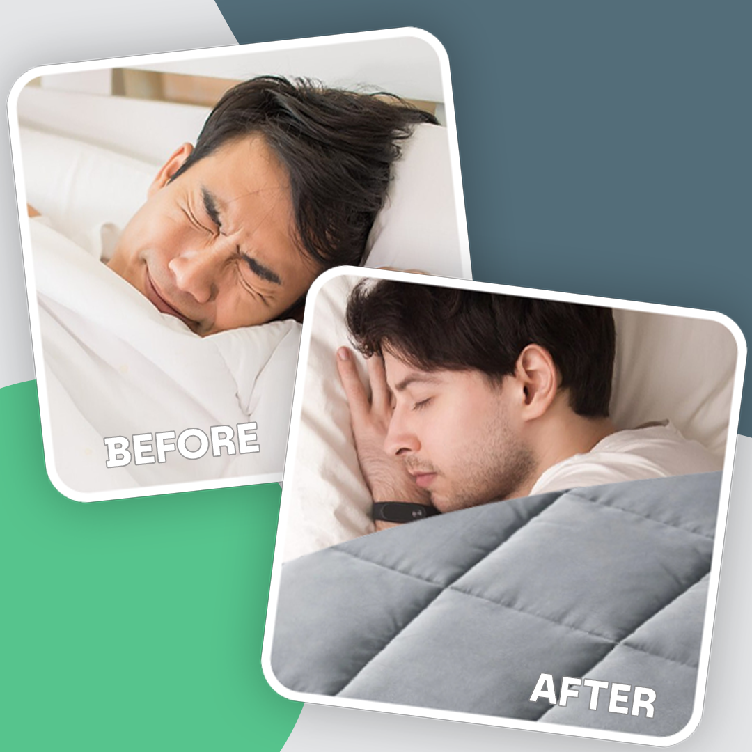 Weighted Blanket | 3-7kg for Adults & Kids, Calming Glass Beads for Relaxation and Comfort