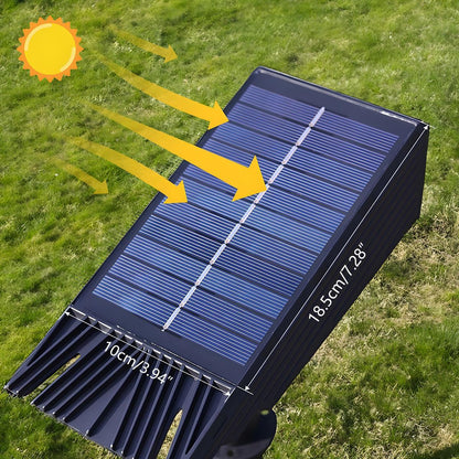 Waterproof Solar LED Multi-Zoom Spot Light | Adjustable Zoom. Eco-Friendly & Ideal for Garden and Outdoor Landscape Lighting