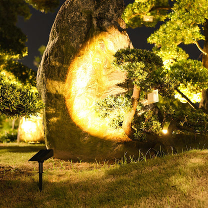 Waterproof Solar LED Multi-Zoom Spot Light | Adjustable Zoom. Eco-Friendly & Ideal for Garden and Outdoor Landscape Lighting