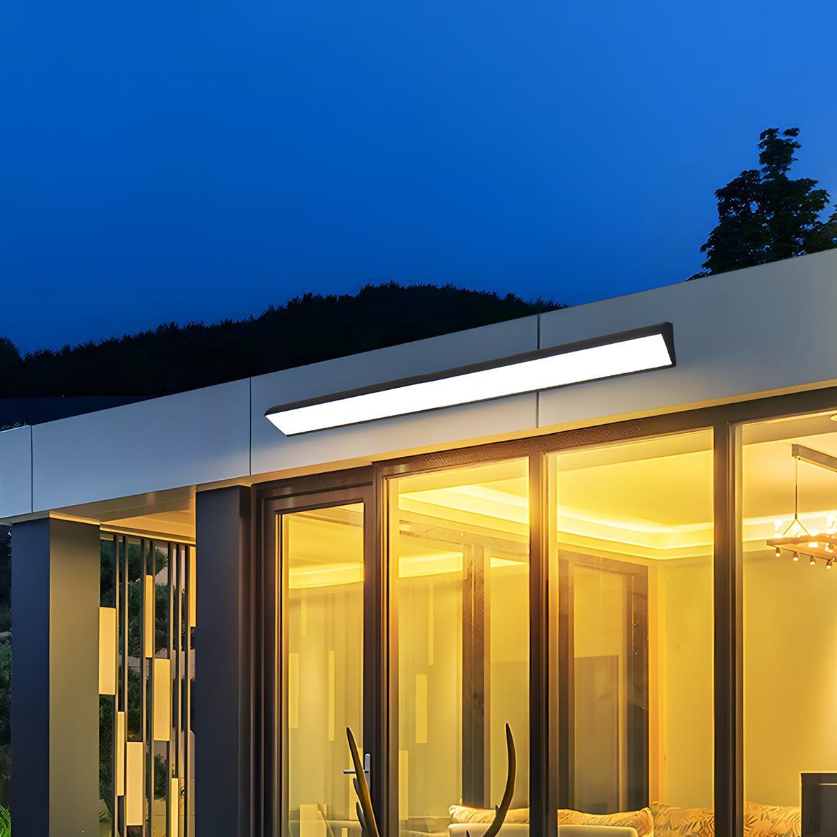LED Waterproof Outdoor Strip Lights | IP65 Weatherproof. Adjustable Angle & Ideal for Patios. Porches & Exterior Walls