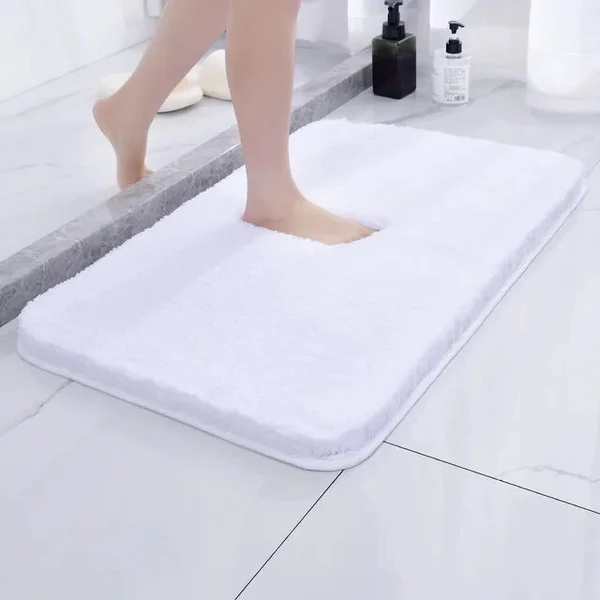 Plush Bath Rug | Ultra-Soft, Highly Absorbent & Non-Slip for Bathroom Safety and Comfort