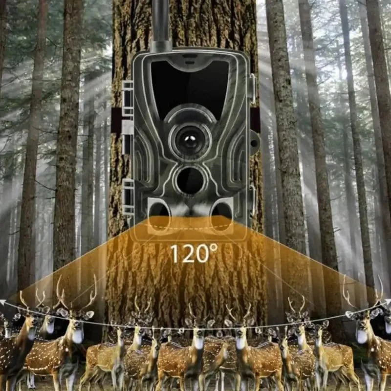 4G Wildlife Camera | Hunting Game Cameras, Full HD, Motion Detection & Infrared for Hunting, Security, and Wildlife Observation