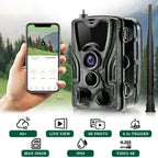 4G Wildlife Camera | Hunting Game Cameras, Full HD, Motion Detection & Infrared for Hunting, Security, and Wildlife Observation