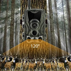 Wild Motion Detection Camera | Garden Wildlife Camera IP65 Waterproof, Full HD & Ideal for Hunting, Wildlife Observation & Security Monitoring