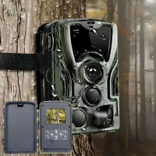 Wild Motion Detection Camera | Garden Wildlife Camera IP65 Waterproof, Full HD & Ideal for Hunting, Wildlife Observation & Security Monitoring