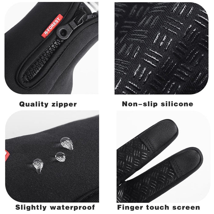 Waterproof Thermal Gloves for Men & Women | Touchscreen & Windproof | Anti-Slip Grip for Running, Cycling & Driving