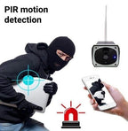 Wireless Solar Surveillance Camera with Night Vision and Motion Detection for Home Security and Outdoor Monitoring