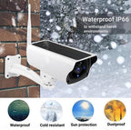 Wireless Solar Surveillance Camera with Night Vision and Motion Detection for Home Security and Outdoor Monitoring