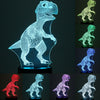 Image of Dinosaur Night light - 3D Dinosaur Light - T Rex Night Light