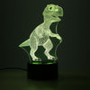 Image of Dinosaur Night light - 3D Dinosaur Light - T Rex Night Light