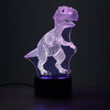 Image of Dinosaur Night light - 3D Dinosaur Light - T Rex Night Light