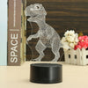 Image of Dinosaur Night light - 3D Dinosaur Light - T Rex Night Light