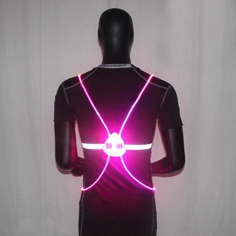 Lighted Running Vest | Flashing High Visibility Vest