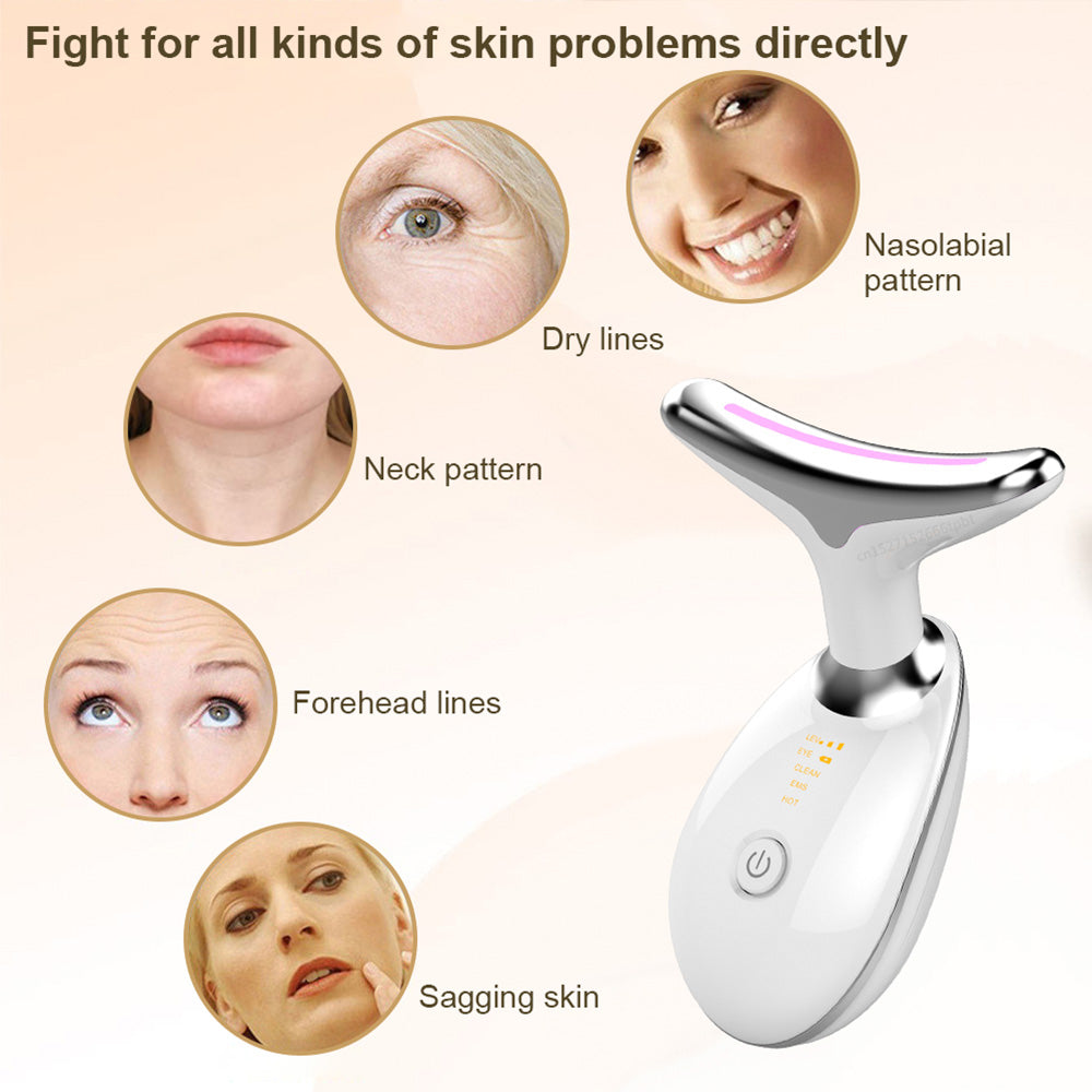LED Photon Therapy Anti Wrinkle Double Chin Remover