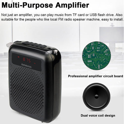 Voice Amplifier for Teachers - Portable Amplifier Speaker