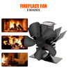 Image of Best Wood Burner Stove Fan for Log Burning Fire Stove