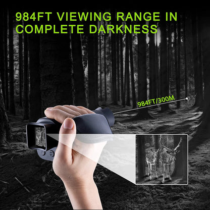 2K 1080P Full HD Thermal Image Camera Night Vision Device Camera With Night Vision 5X Digital Zoom
