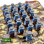 21PCs/set WWII Army Military Building Blocks German France Italy Japan Britain - Balma Home