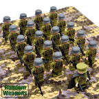 21PCs/set WWII Army Military Building Blocks German France Italy Japan Britain - Balma Home
